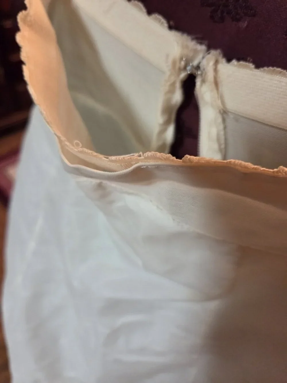 Retro New Damage Merry Modes A-Line Tulle wedding Petticoat slip Sz 6 Style 1386